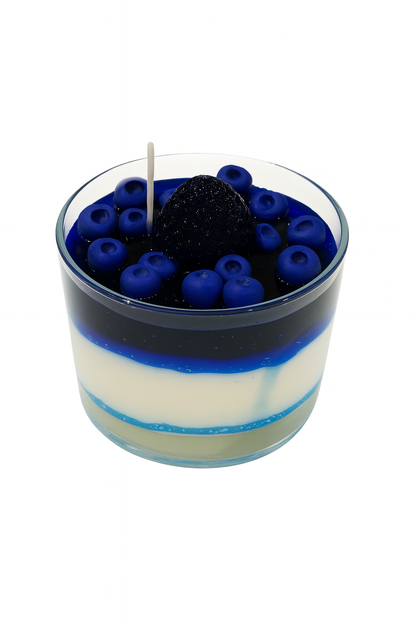 Vela Moras con Yogurt - Diseño Realista