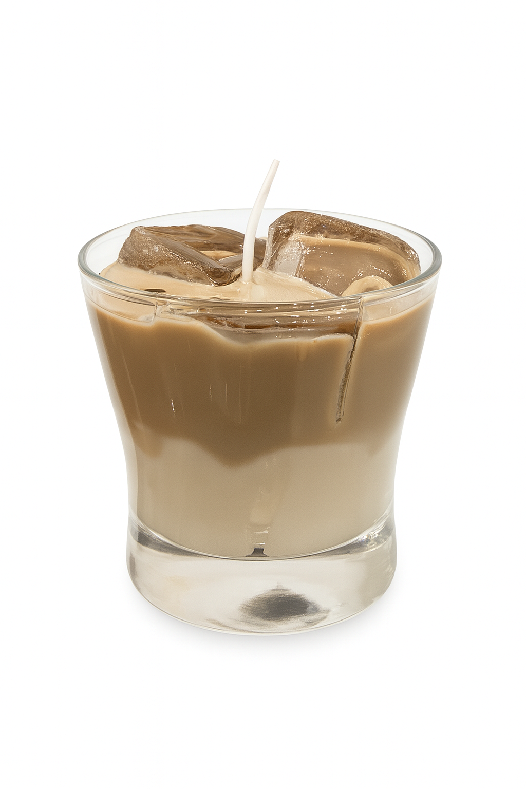 Vela Café Latte Helado - Diseño Realista