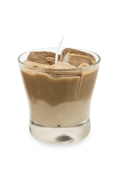 Vela Café Latte Helado - Diseño Realista