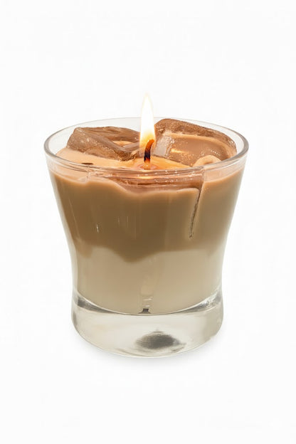 Vela Café Latte Helado - Diseño Realista