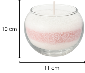 Vela Pecera de Arena de Cera - Diseño Realista