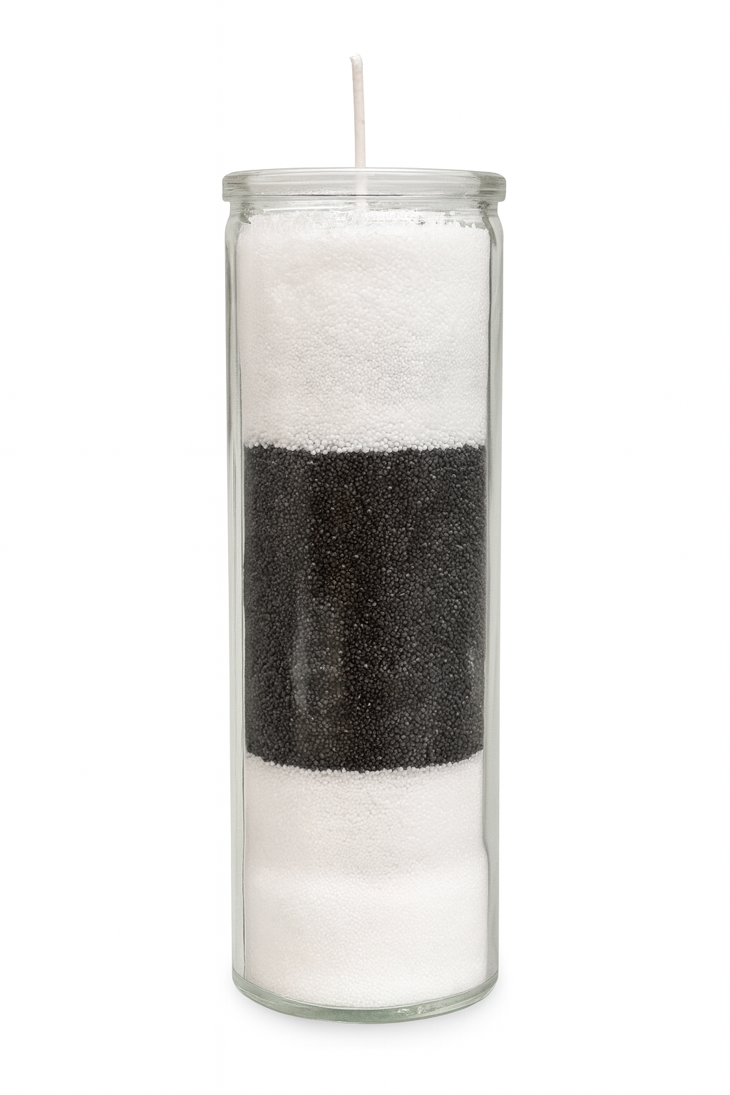 Vela Vaso Largo de Arena de Cera - Diseño Minimalista