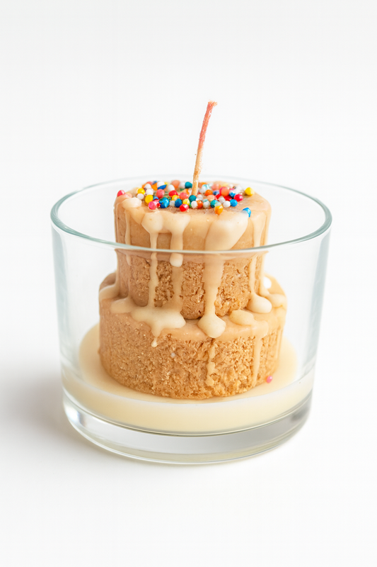 Vela Pastel de Cumpleaños - Diseño Realista