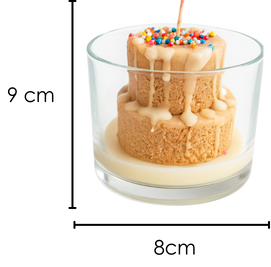 Vela Pastel de Cumpleaños - Diseño Realista