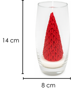 Vela Vaso Árbol Canadiense - Navidad