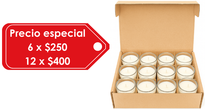 Mini Veladora Blanca - Pack Especial