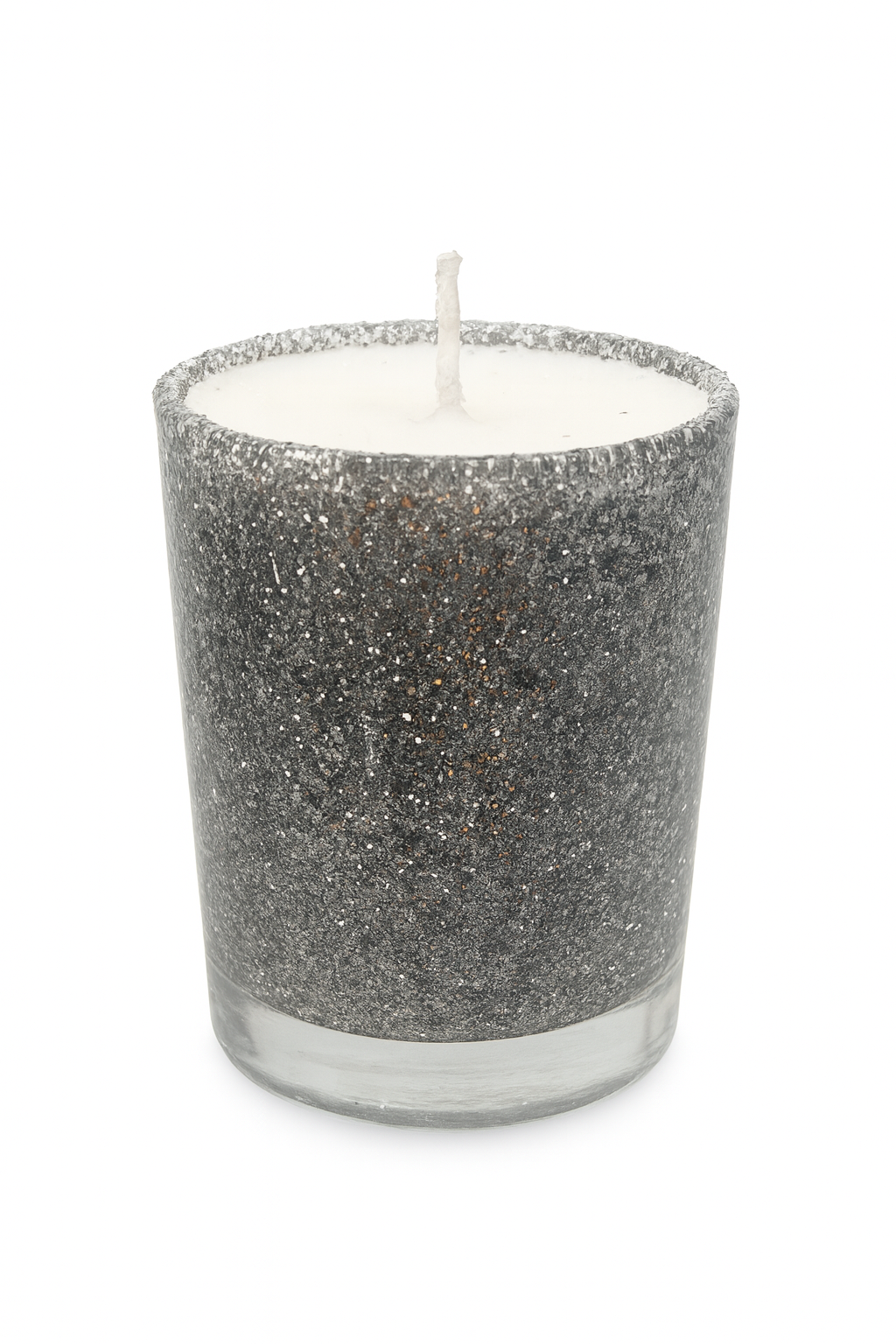 Vela Brilla con Glitter - Elegancia Brillante